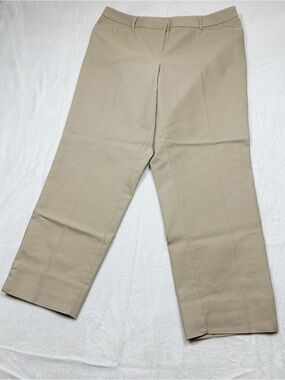 Lane Bryant Slacks 14 Khaki Business Casual Preppy